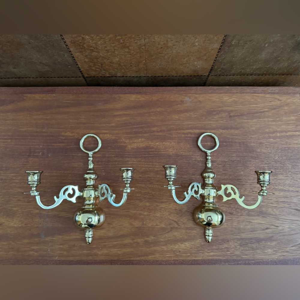 Elegant Brass Wall Sconces